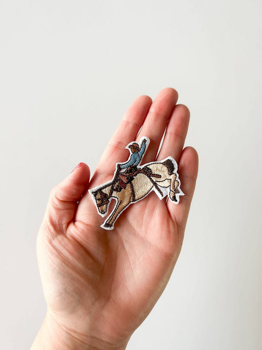 Bucking Bronco Patch Iron-On Patch