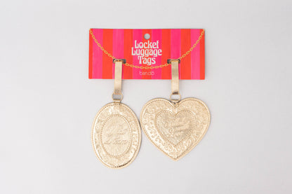 Lovely Locket Luggage Tag Set