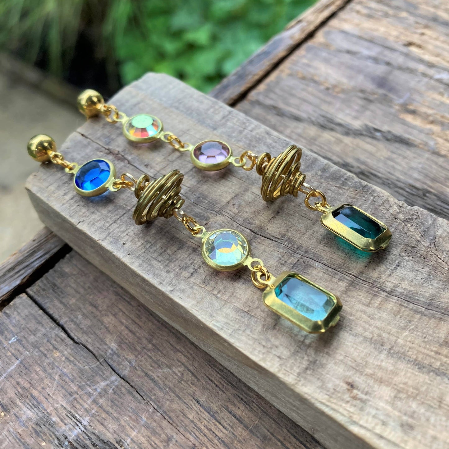 Galaxy Vintage Crystal Earrings
