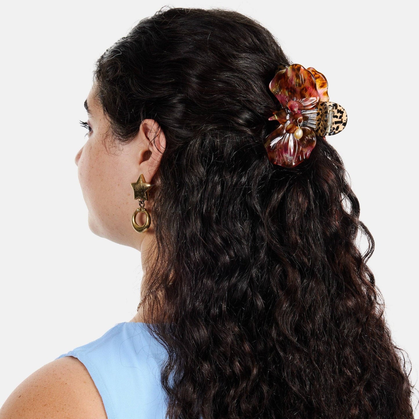 Orchid Claw Clip
