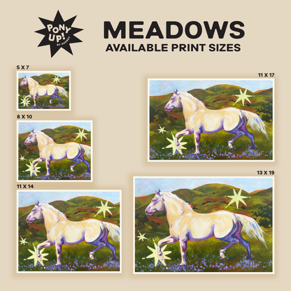 Star Hills Horse Print