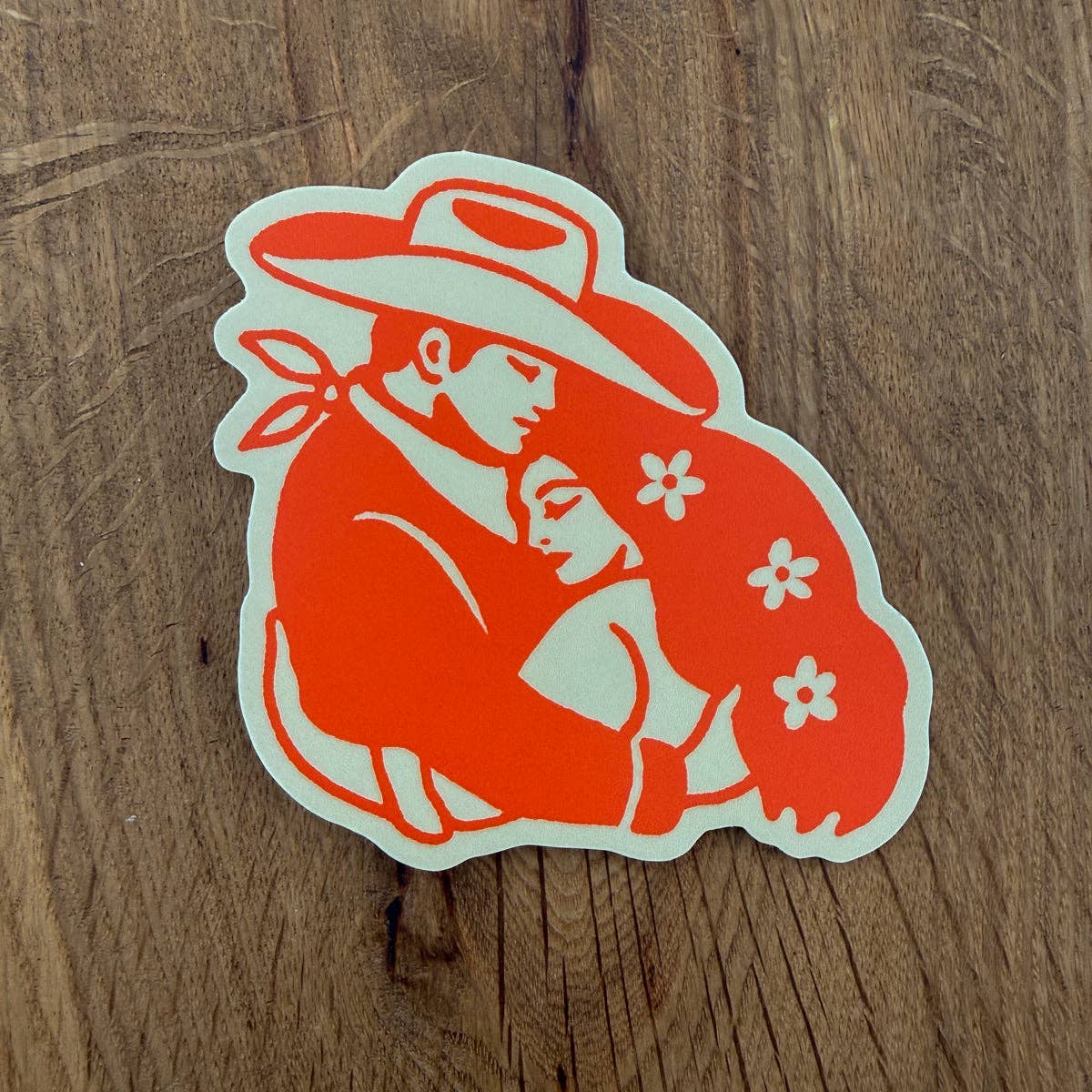 Couple Vinyl Sticker
