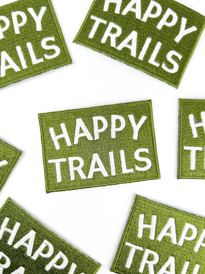 Happy Trails Iron-On Patch