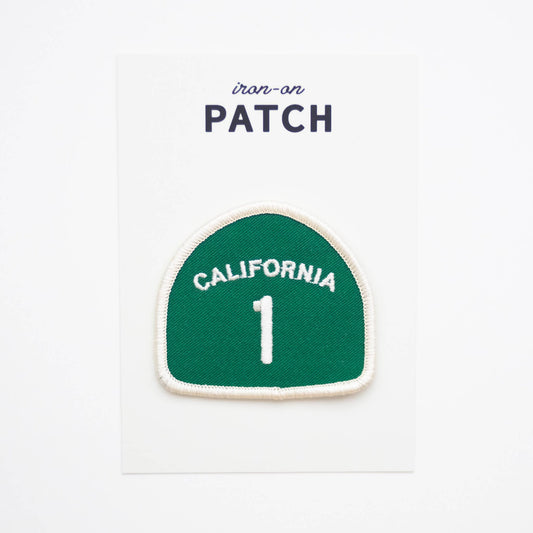 CA Pacific Highway 1 Iron-On Patch