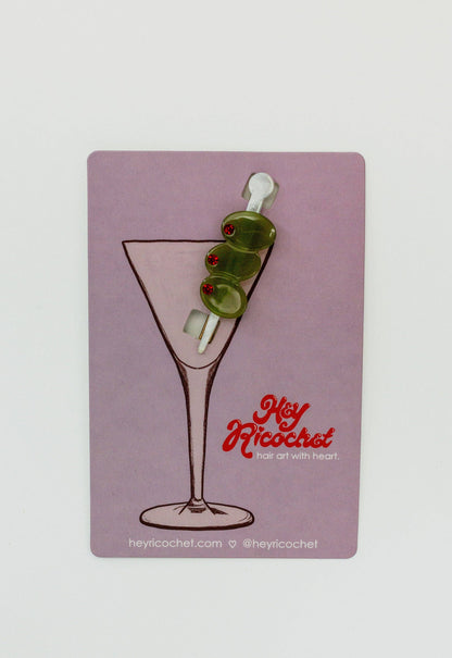 Extra Dirty Olive Hair Clip