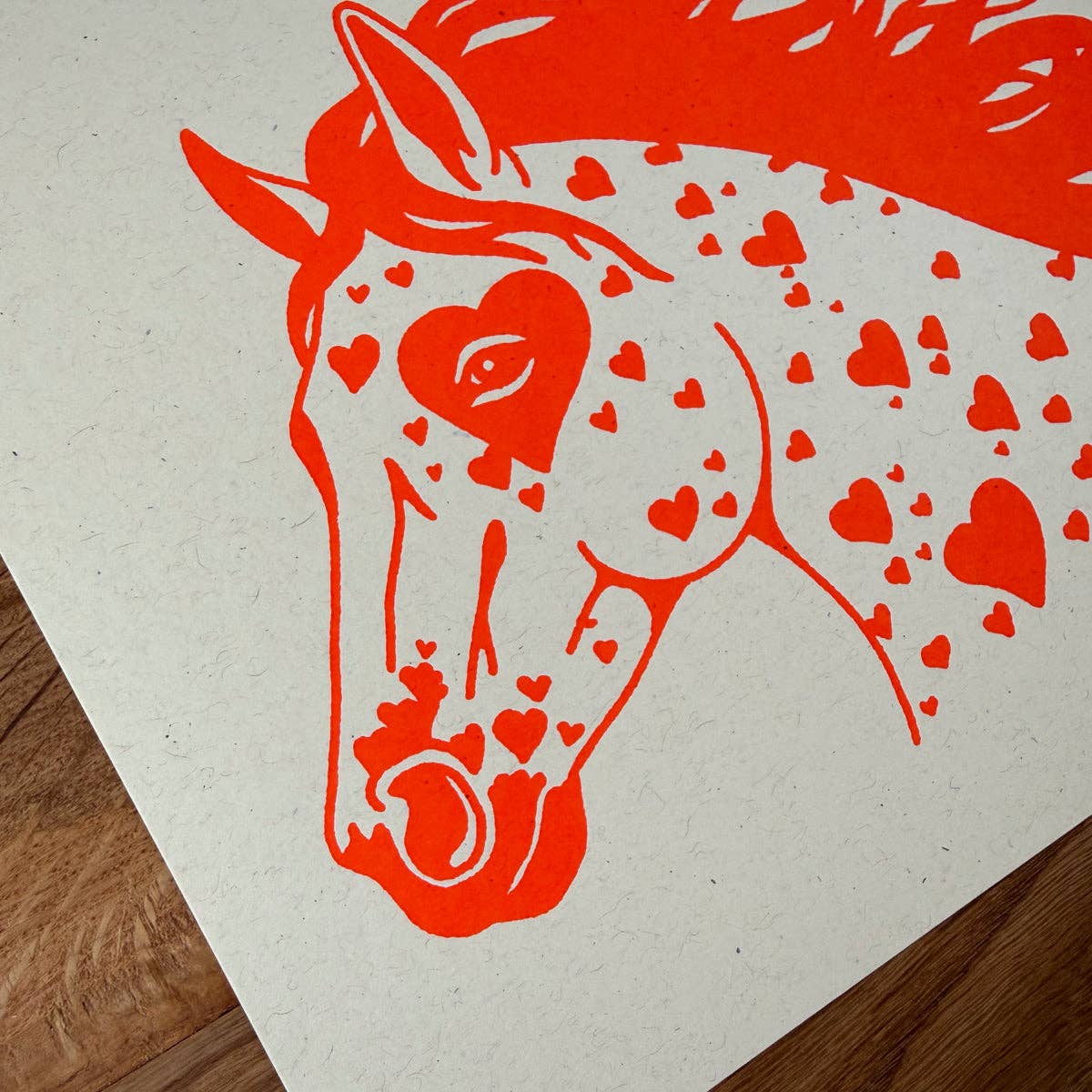 Bronco Hearts - Signed Art Print