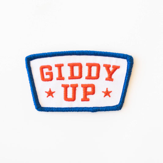 Giddy Up Embroidered Iron-On Patch