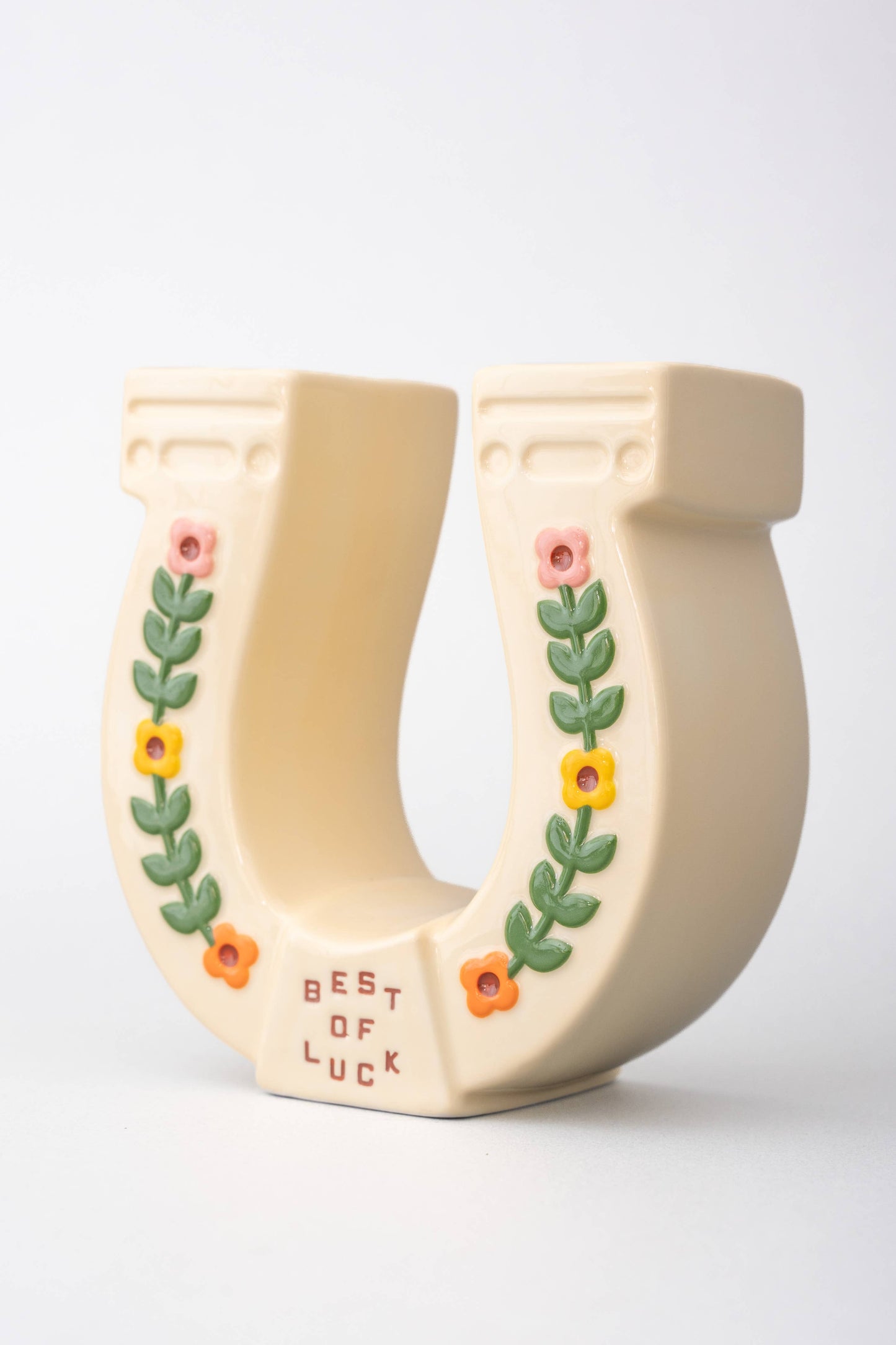 Horseshoe Ceramic Vase