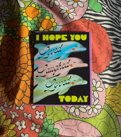 Lived Laughed Love Card