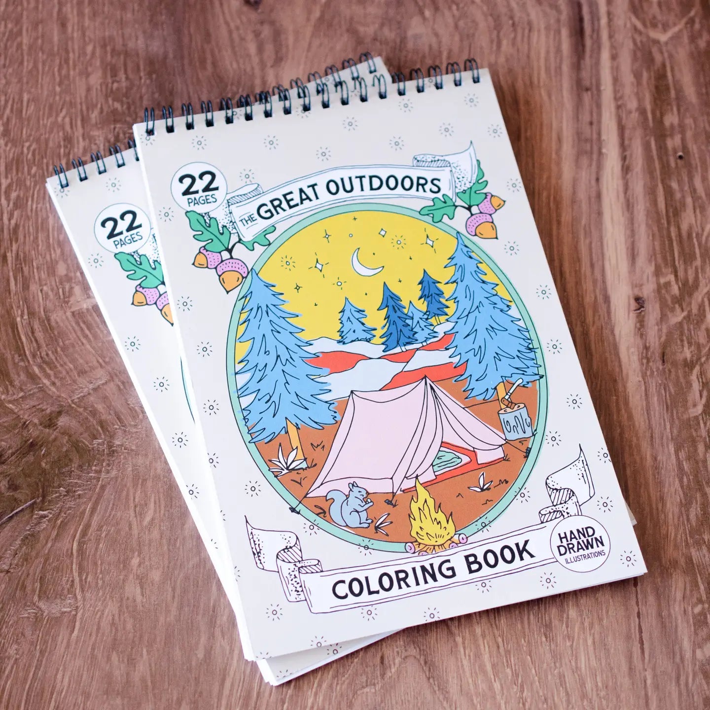 Outdoor Adventure Coloring Book
