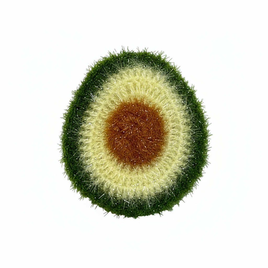 avocado dish scrubber sponge