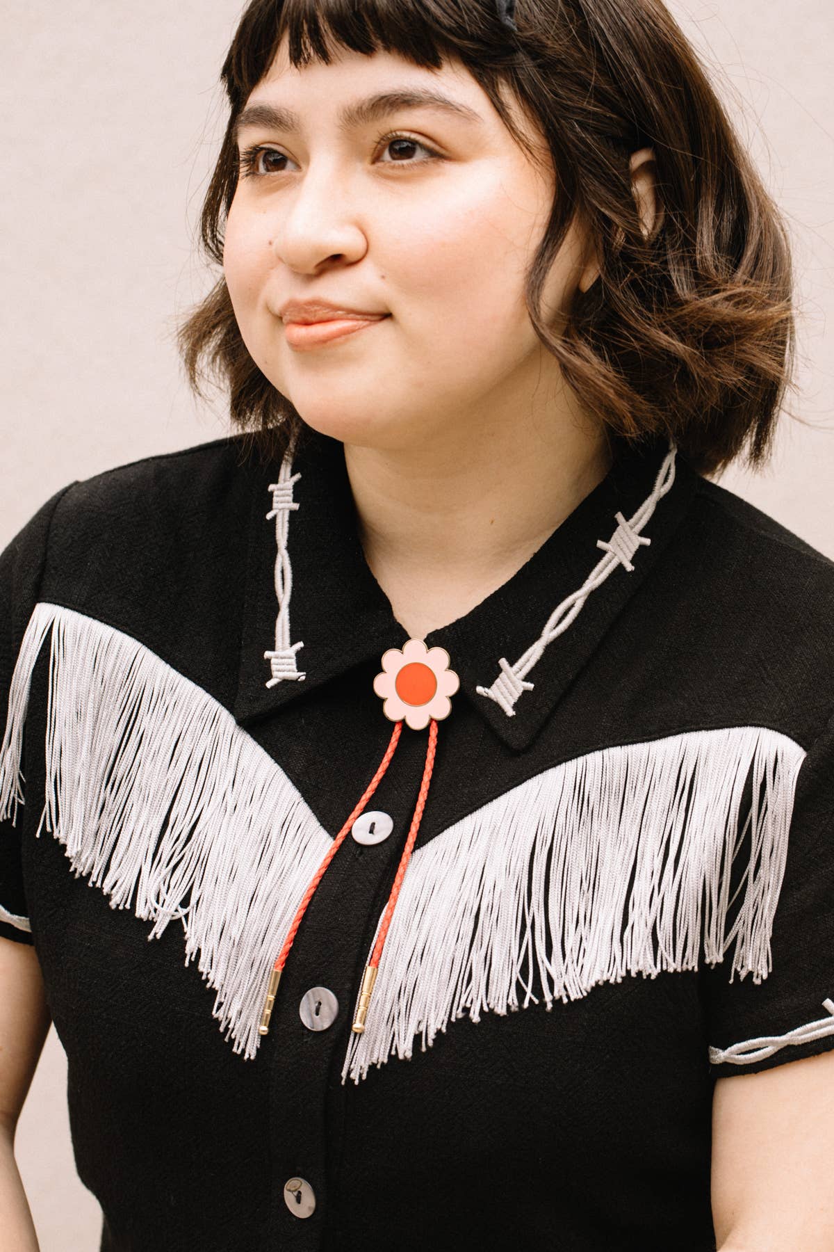 Blooming Daisy Bolo Tie