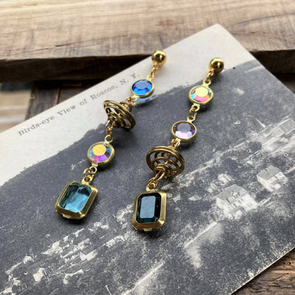 Galaxy Vintage Crystal Earrings