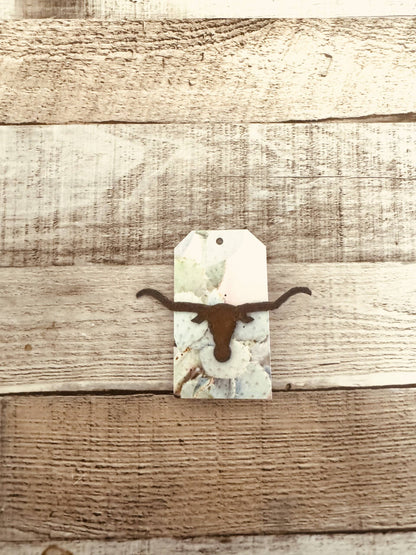 Steer Head Metal Hat Pin