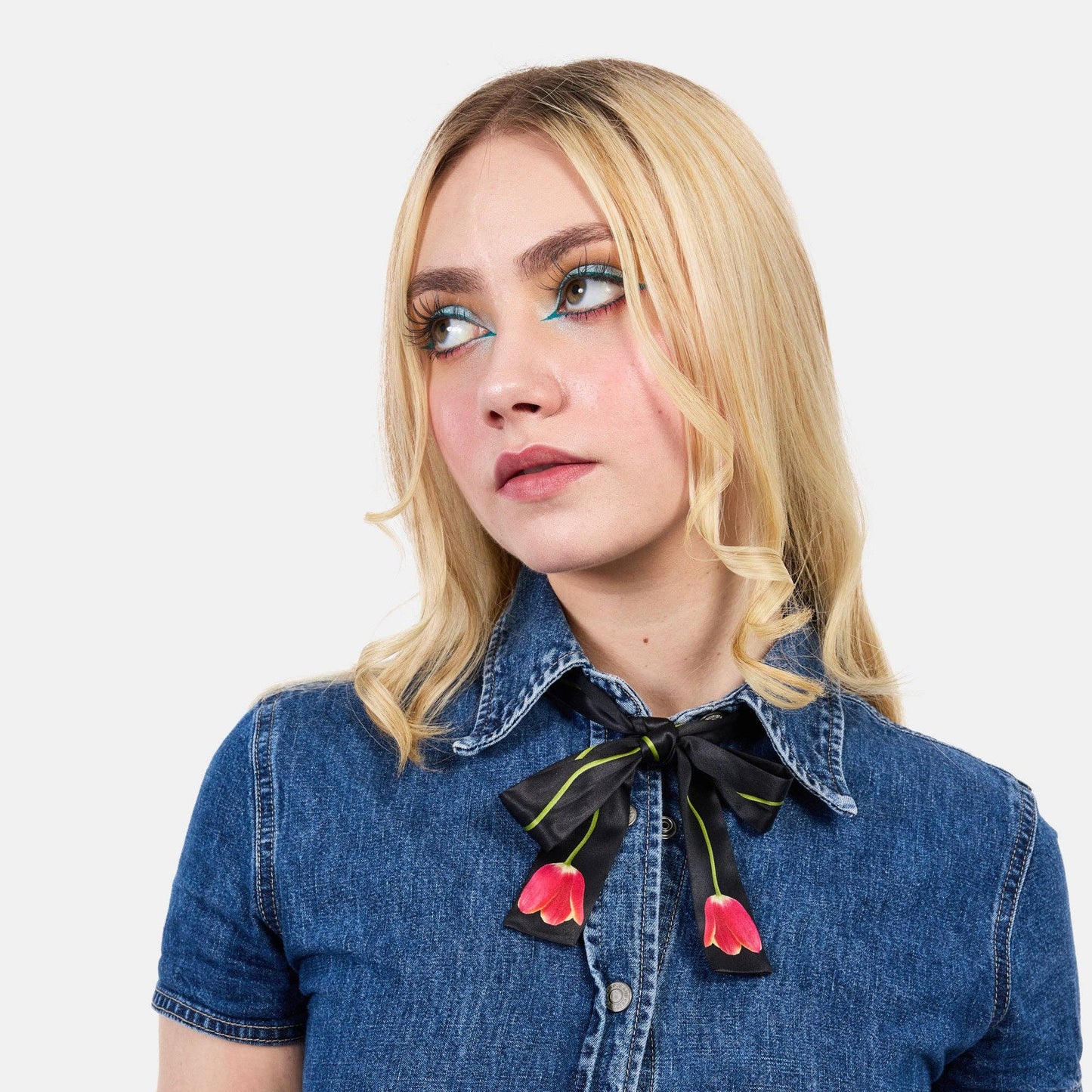 Tulip Silk Tie + Scrunchie Set