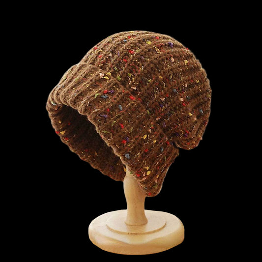 Knitted Colorful Chunky Beanie