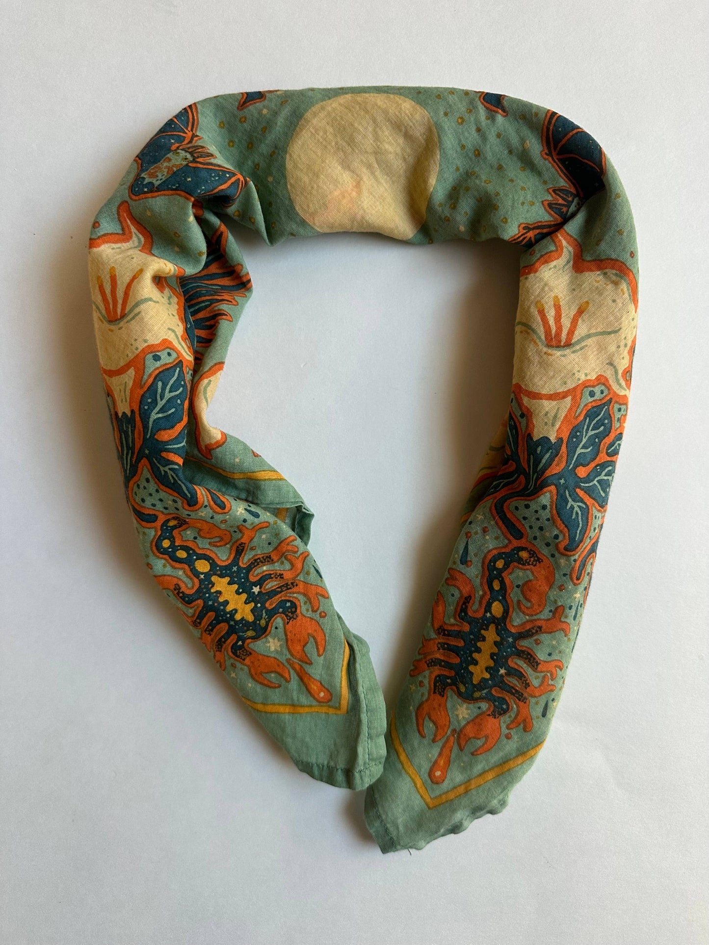 Floral Scorpion Bandana of the Month