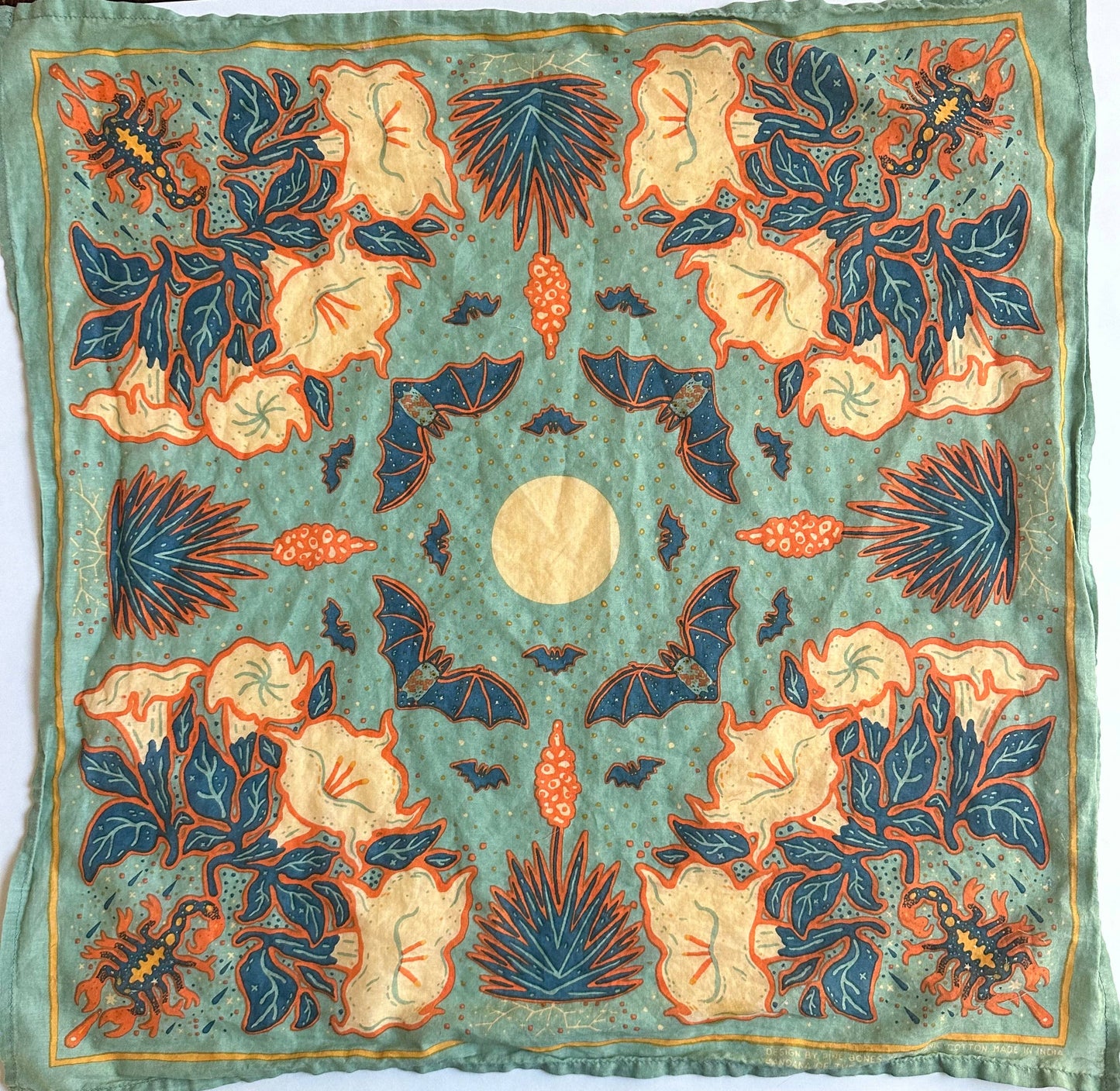 Floral Scorpion Bandana of the Month