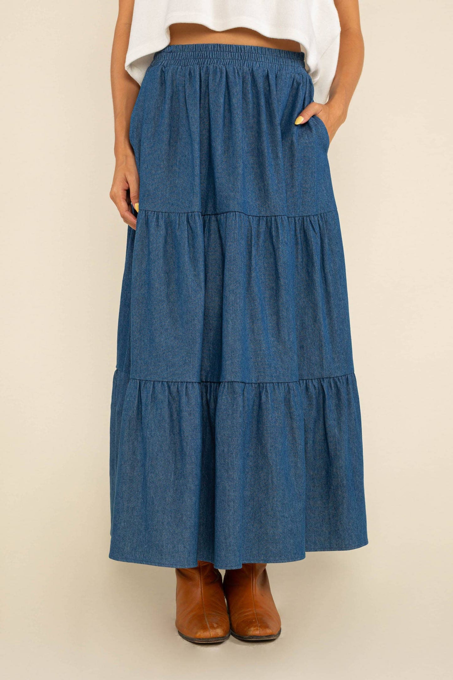 Denim 100% Cotton Skirt