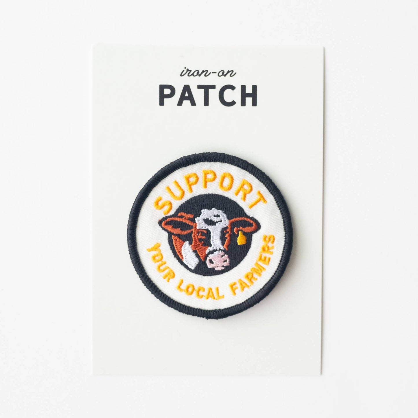 Support Your Local Farmers Iron-On Patch