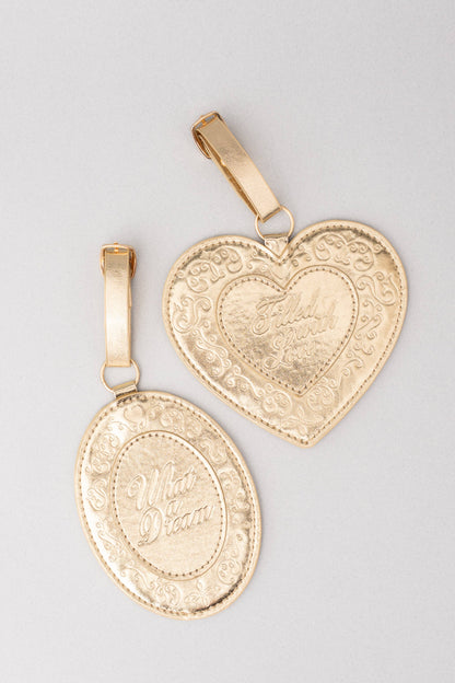 Lovely Locket Luggage Tag Set