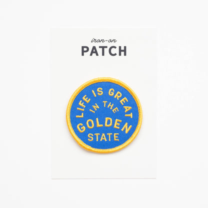 Golden State Embroidered Iron-On Patch