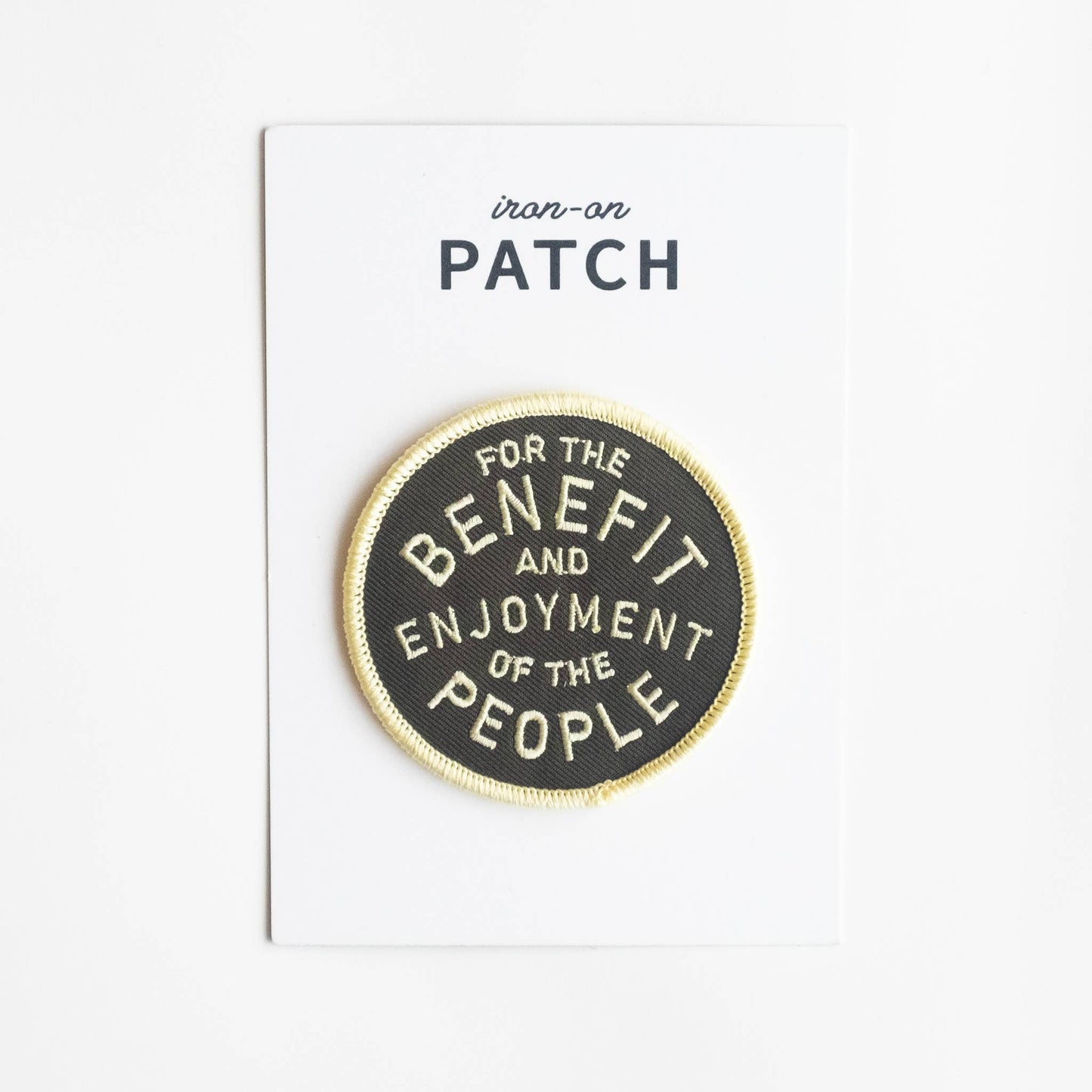 Benefit of The People Iron-On Patch