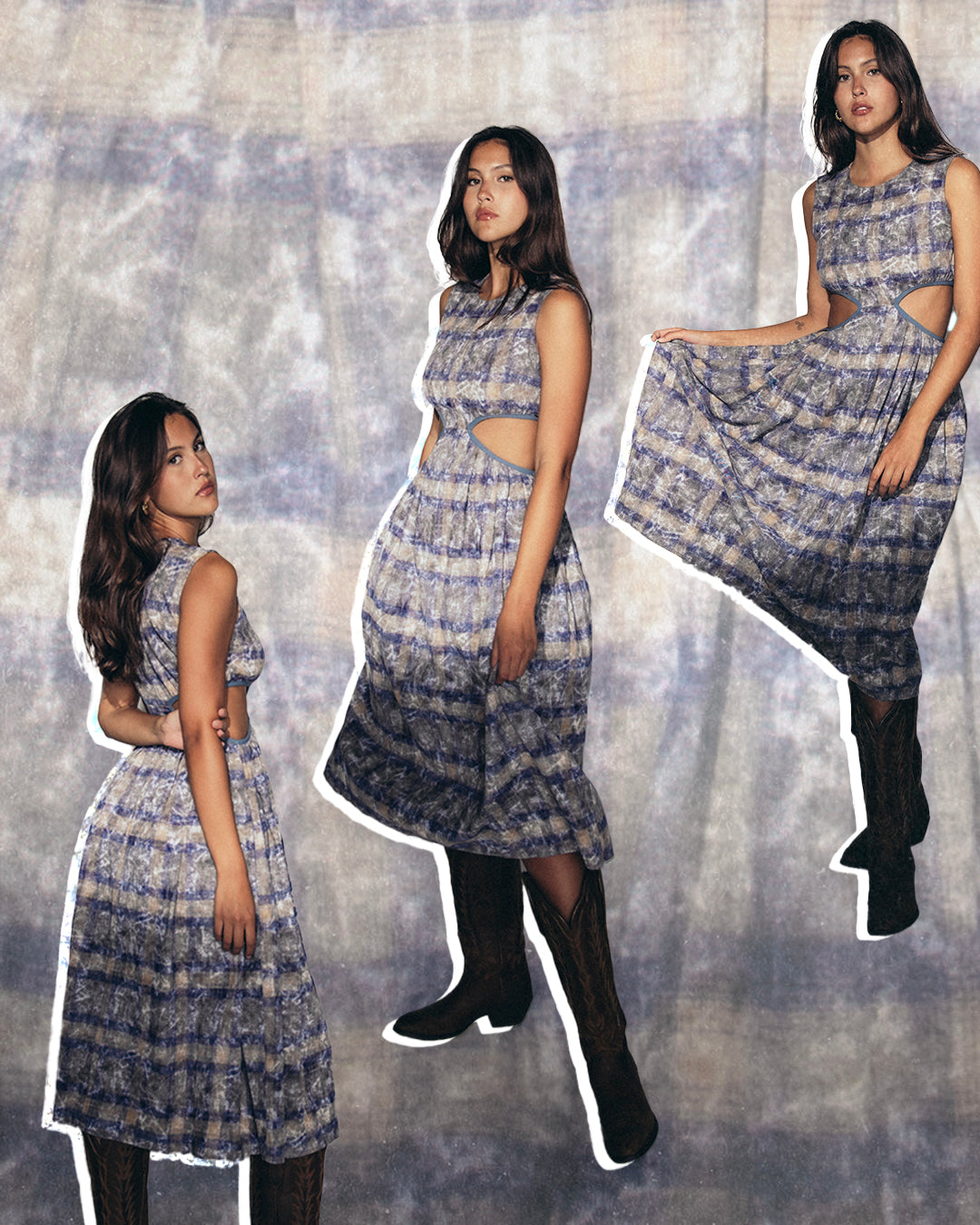 Paloma Plaid Pocket Dress