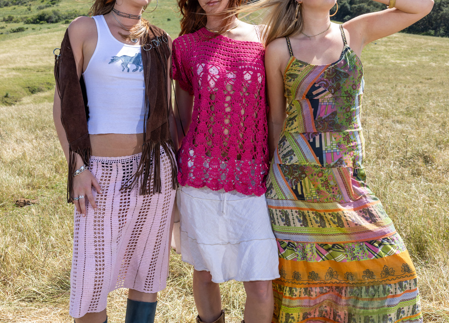 Green Patchwork Dress