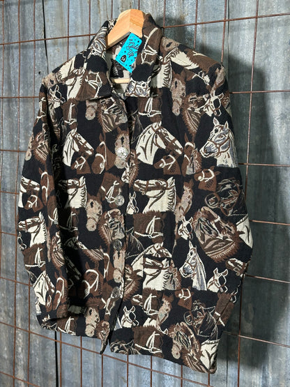 Vintage Horse Tapestry Jacket