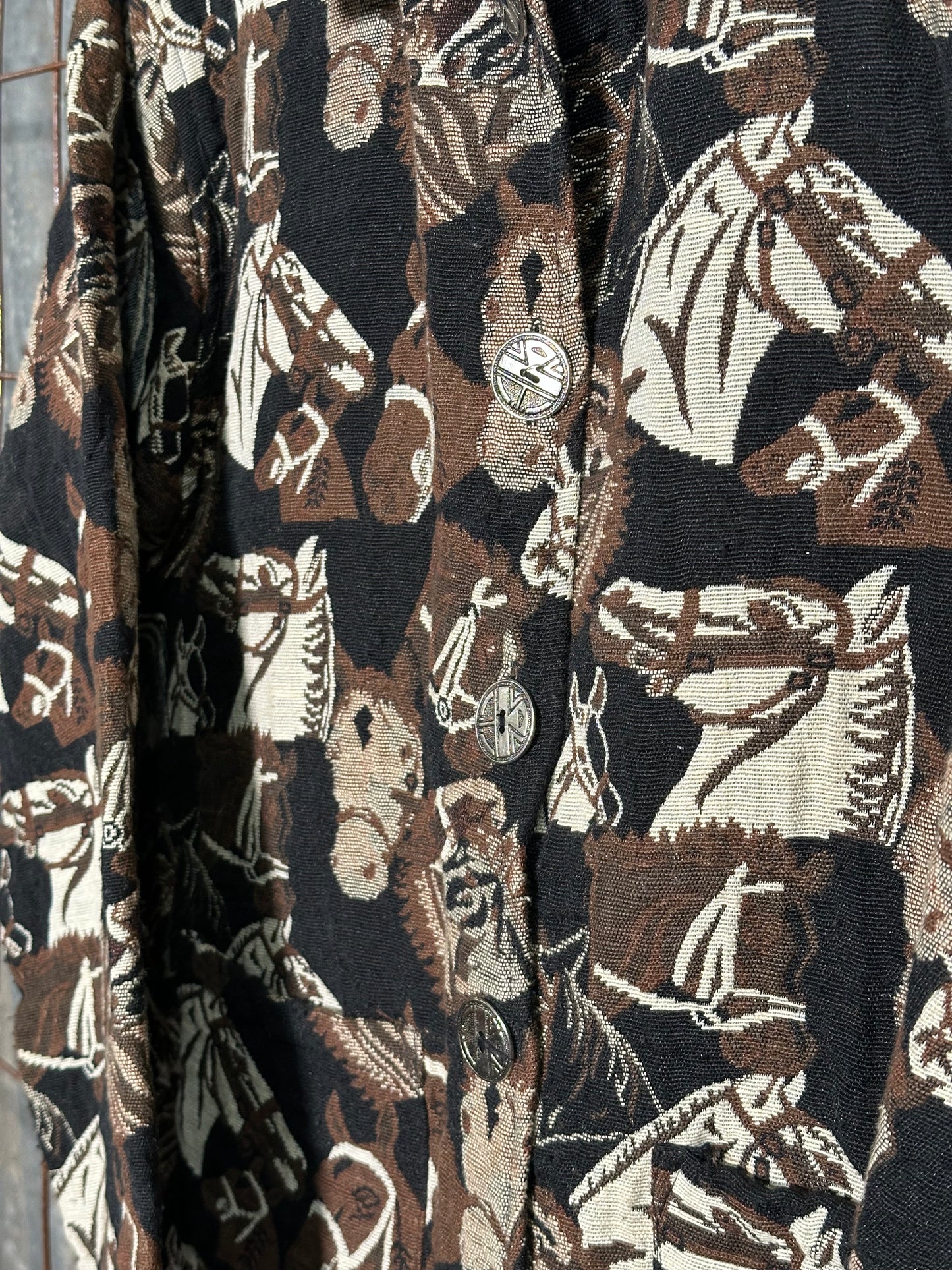 Vintage Horse Tapestry Jacket