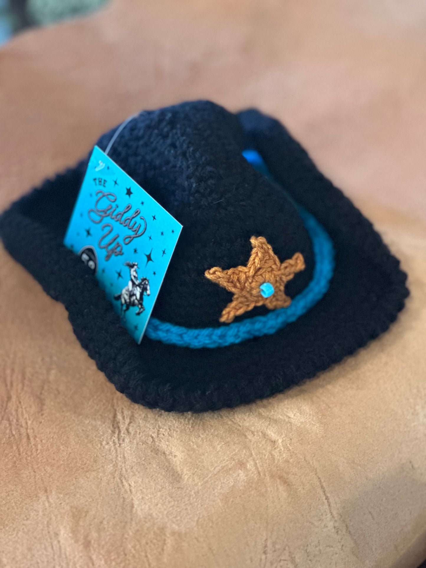 Local Handmade Crochet Baby Cowboy Hat