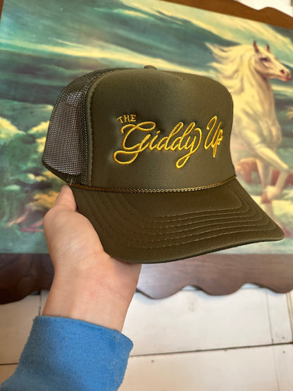 Giddy Up Embroidered Trucker Hat