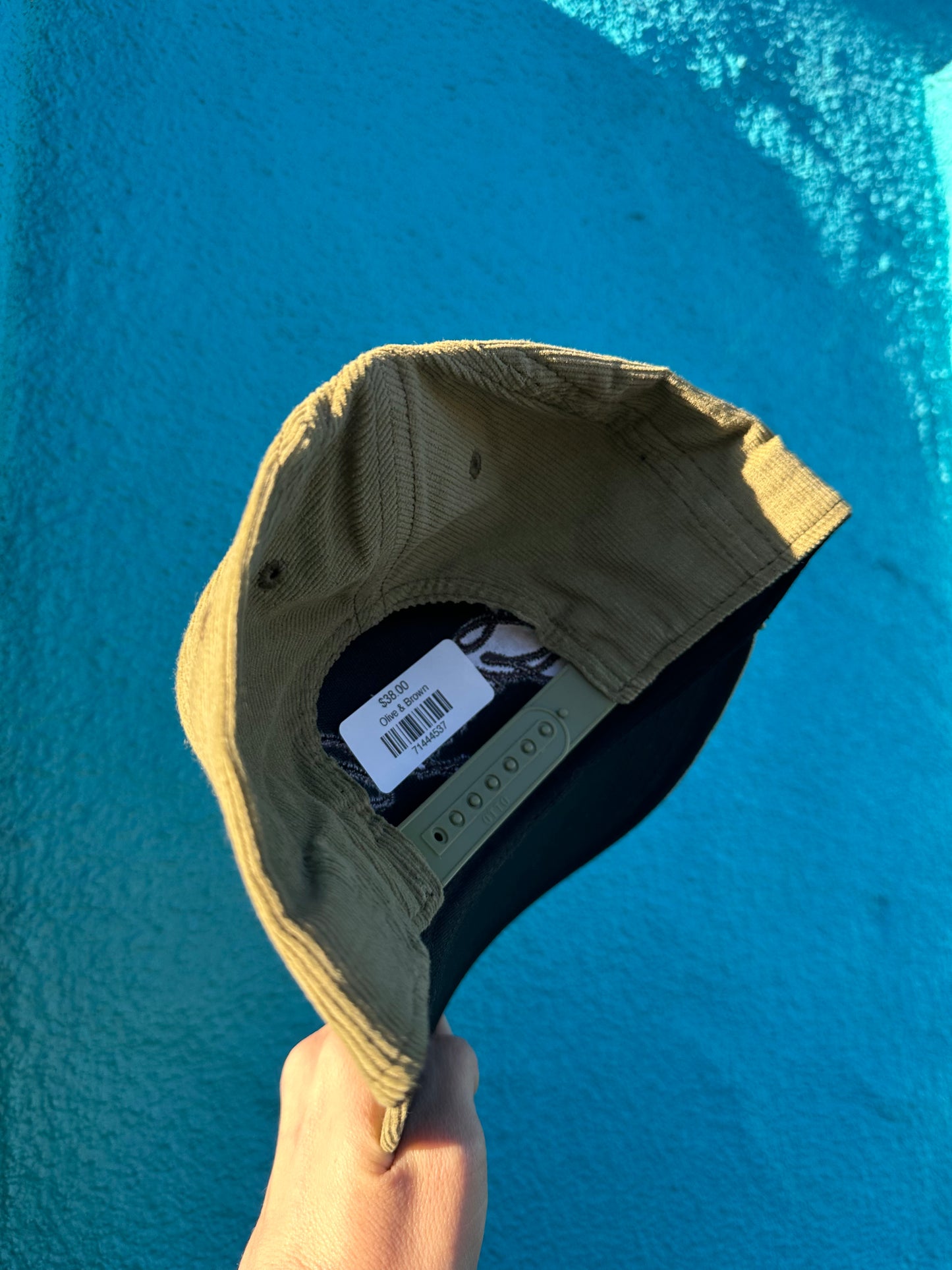 Giddy Up Embroidered Corduroy Rope Hat