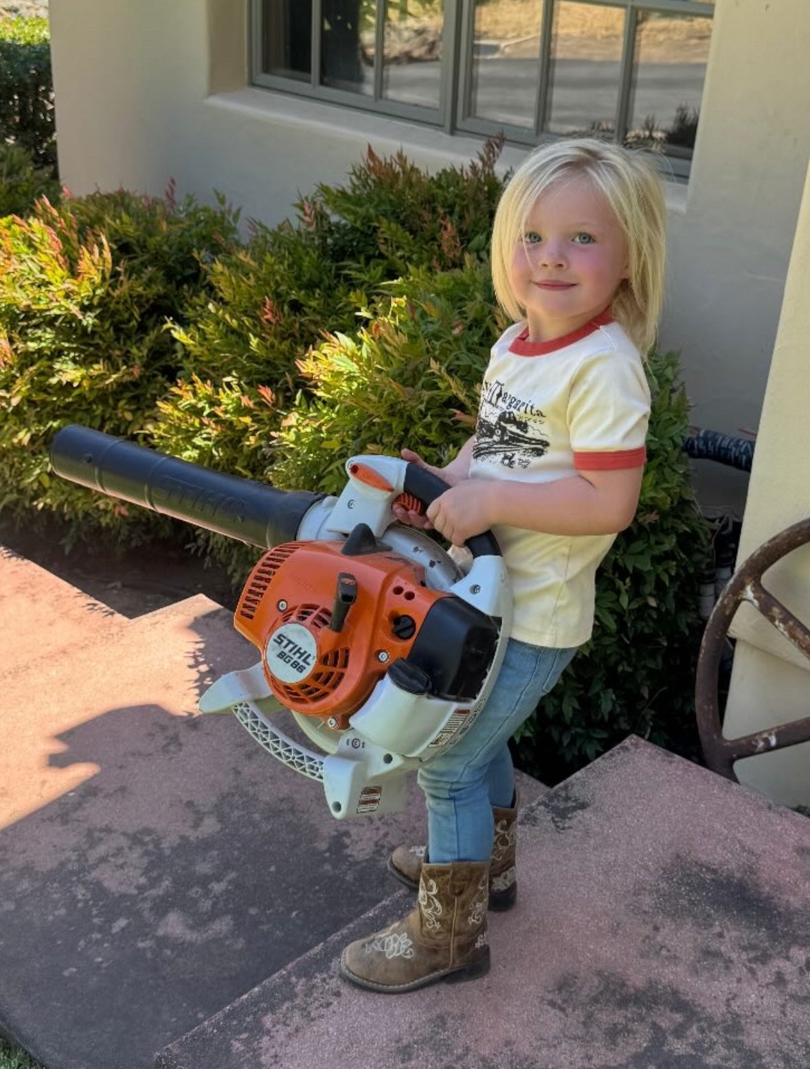 Santa Margarita Train Tot Ringer Tee