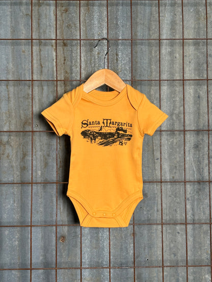 Santa Margarita Train Baby Onesie