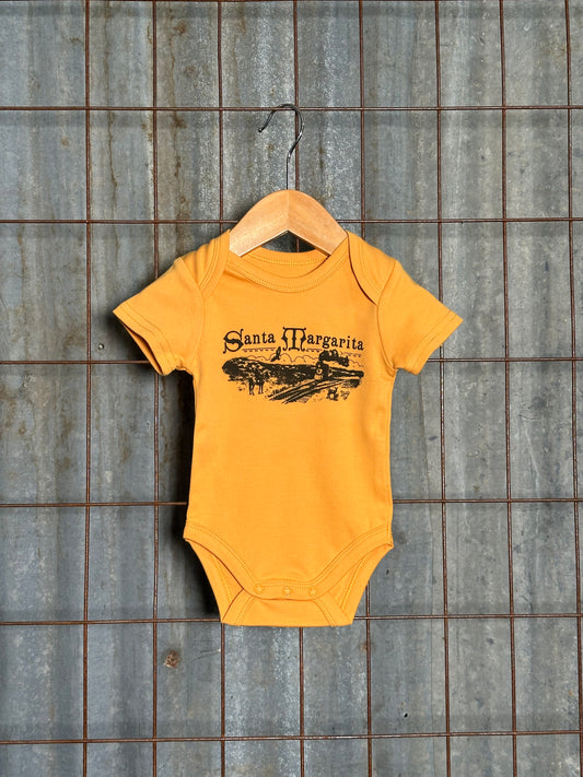 Santa Margarita Train Baby Onesie