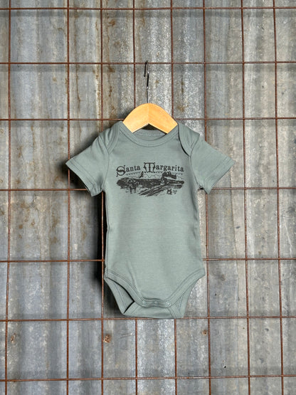 Santa Margarita Train Baby Onesie