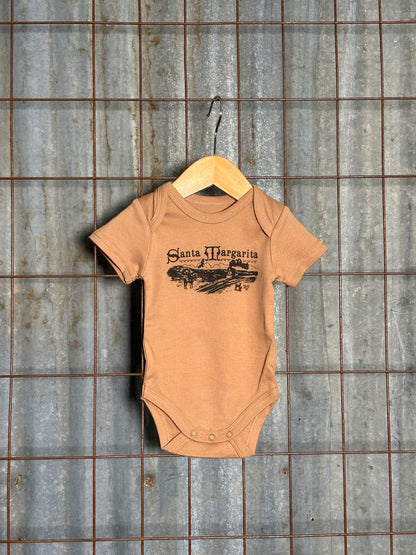 Santa Margarita Train Baby Onesie