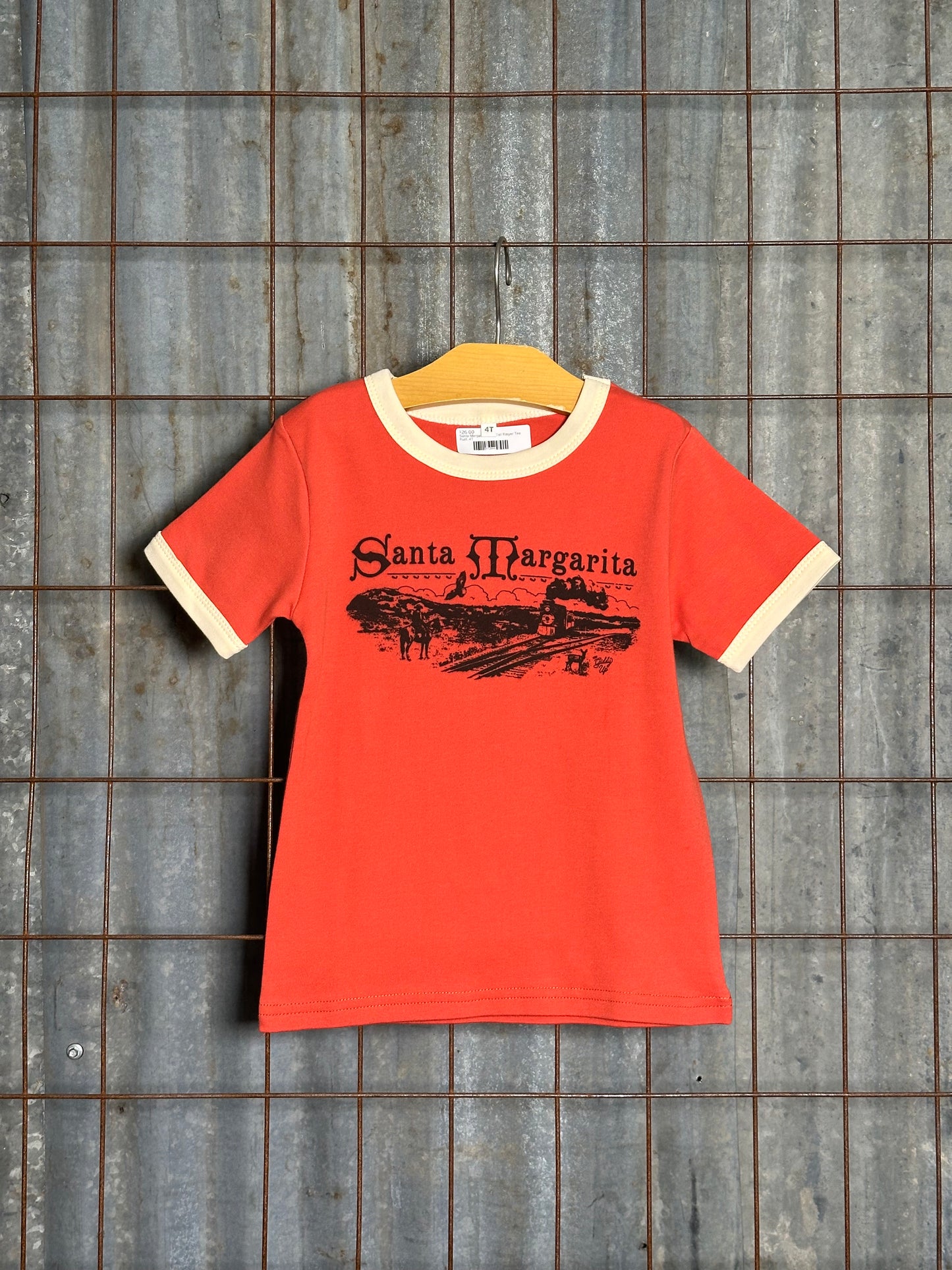 Santa Margarita Train Tot Ringer Tee