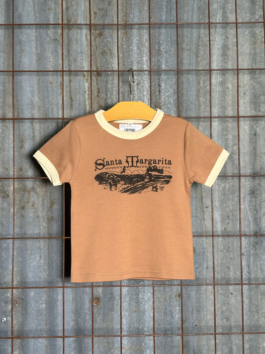 Santa Margarita Train Tot Ringer Tee