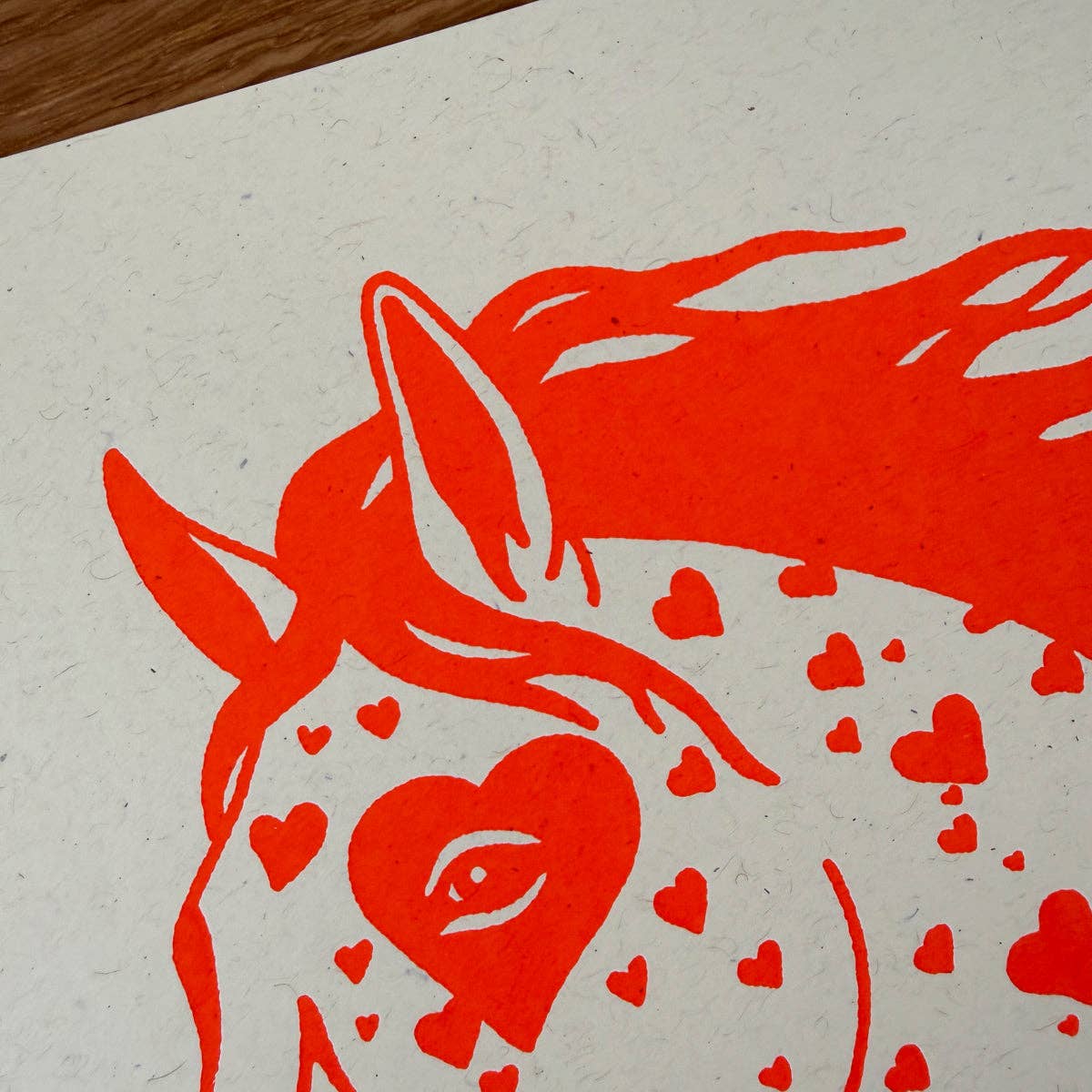 Bronco Hearts - Signed Art Print