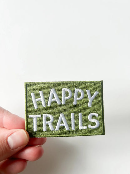 Happy Trails Iron-On Patch