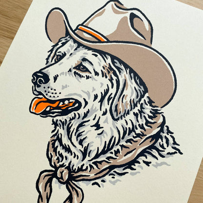 Great Pyrenees Cowdog - Signed Art Print