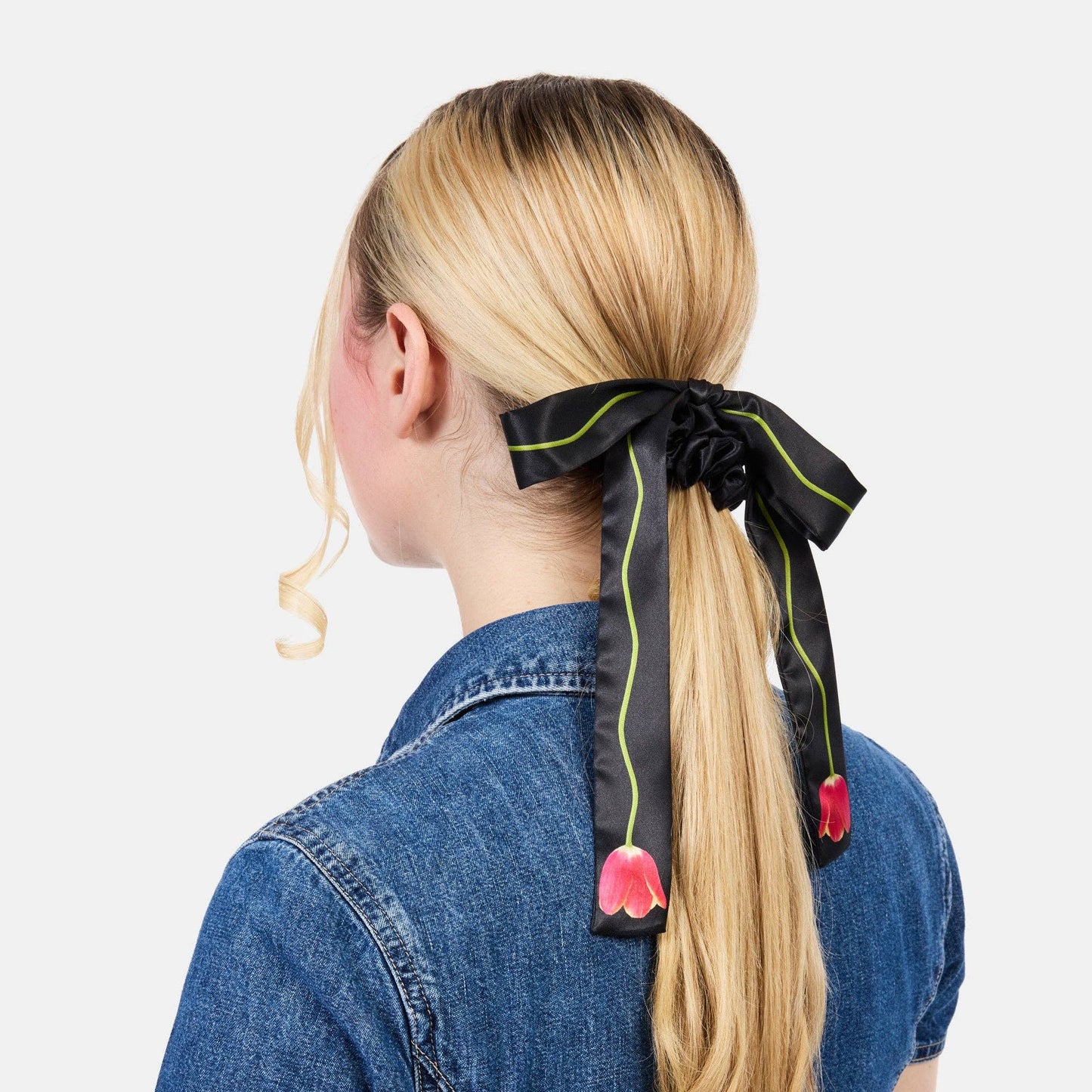 Tulip Silk Tie + Scrunchie Set