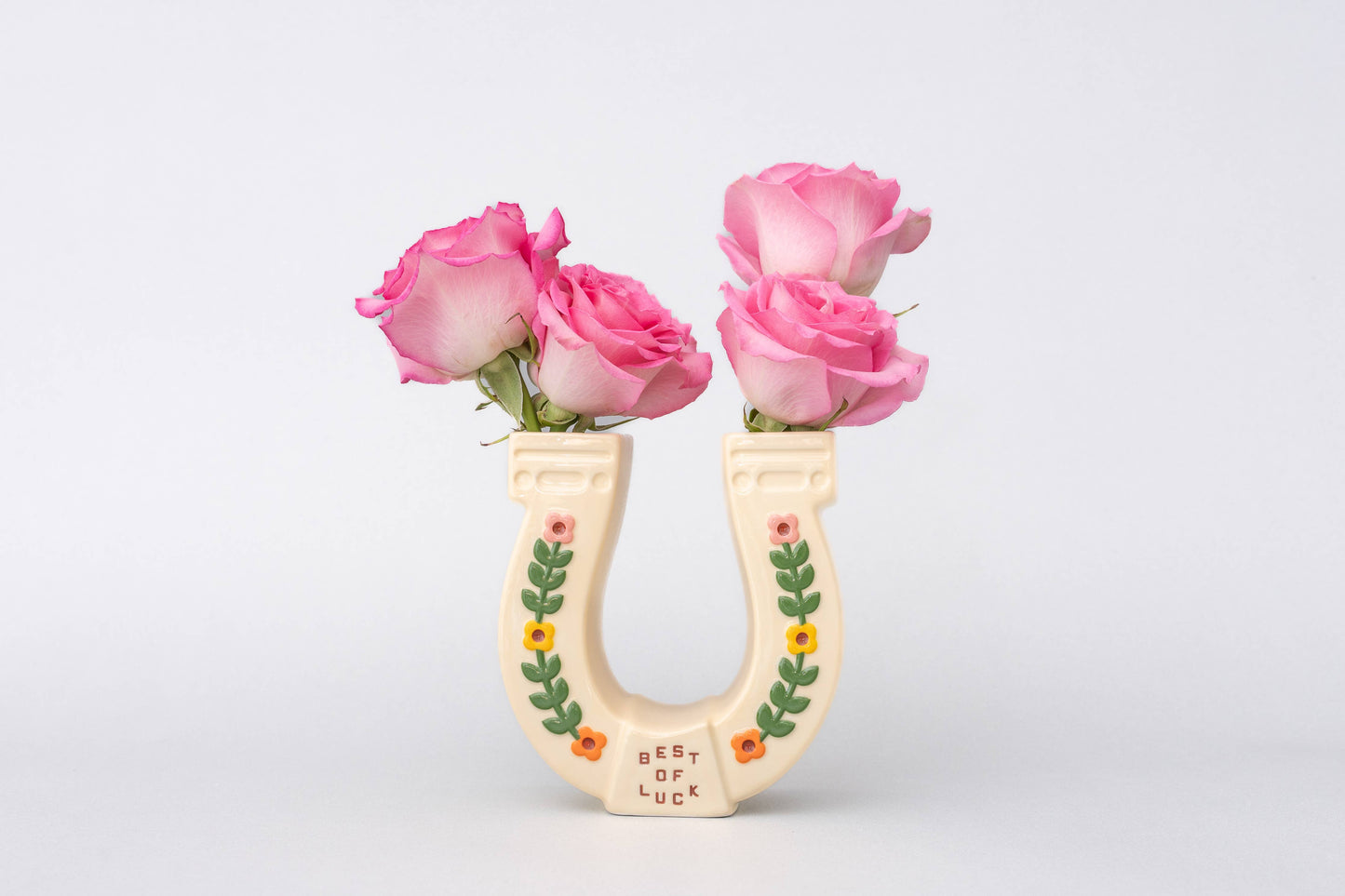 Horseshoe Ceramic Vase