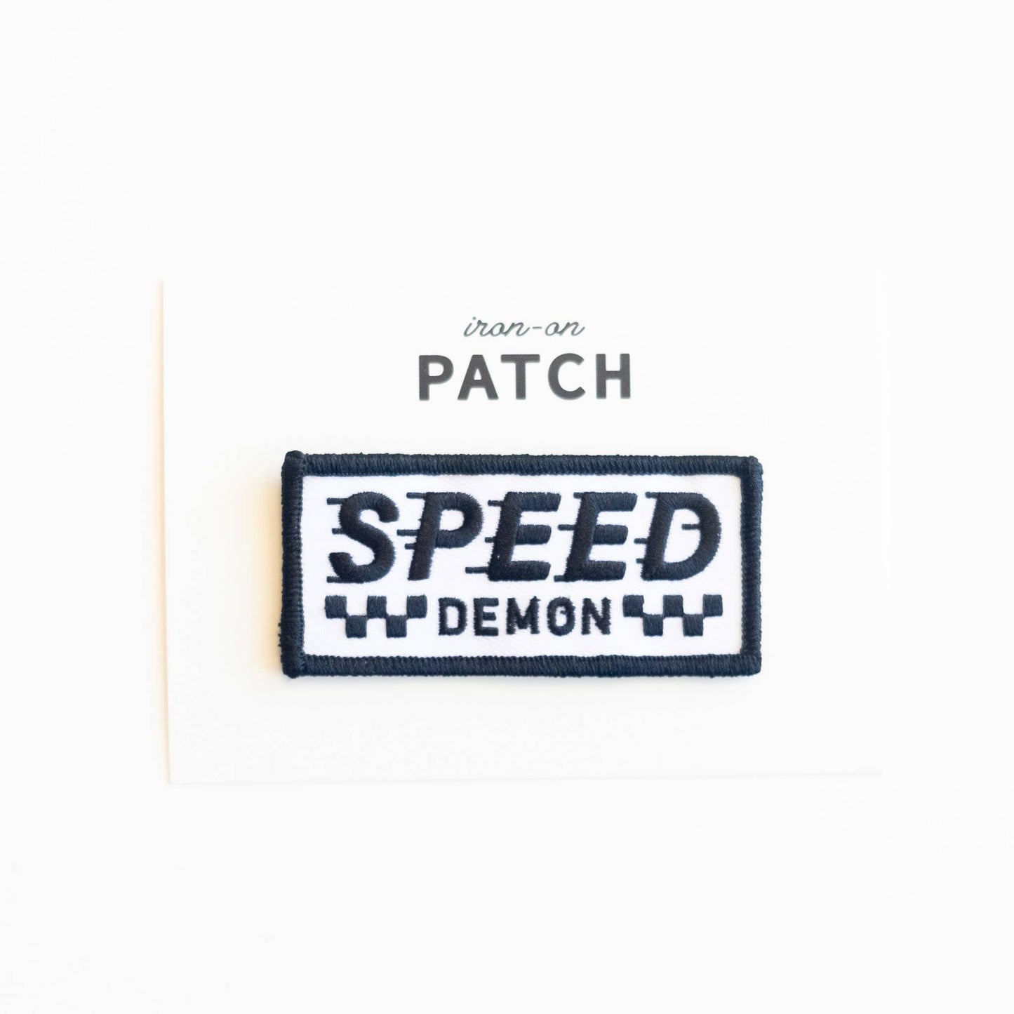 Speed Demon Iron-On Patch