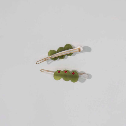 Extra Dirty Olive Hair Clip