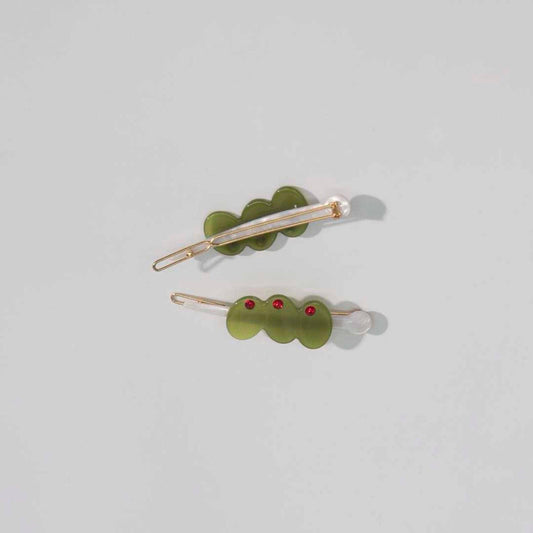 Extra Dirty Olive Hair Clip