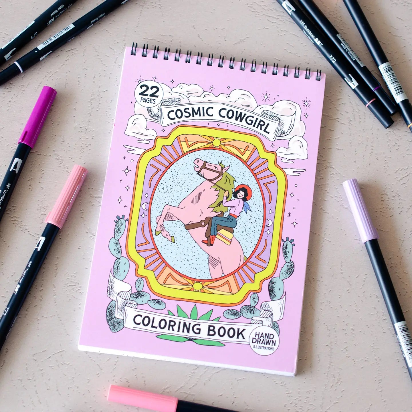 Cosmic Cowgirl Coloring Book